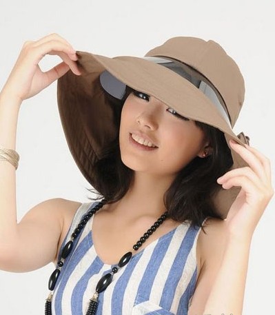 復(fù)古太陽(yáng)帽，潮妞必備個(gè)性單品 