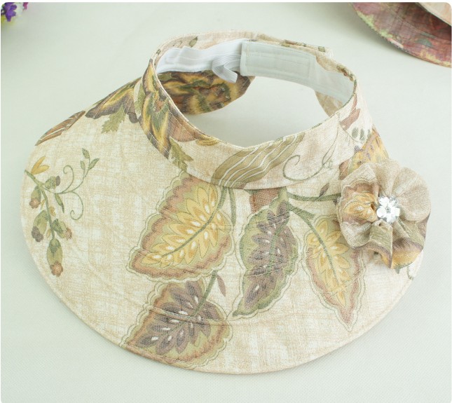 風(fēng)格迥異！印花空頂帽，爛漫優(yōu)雅女神范兒