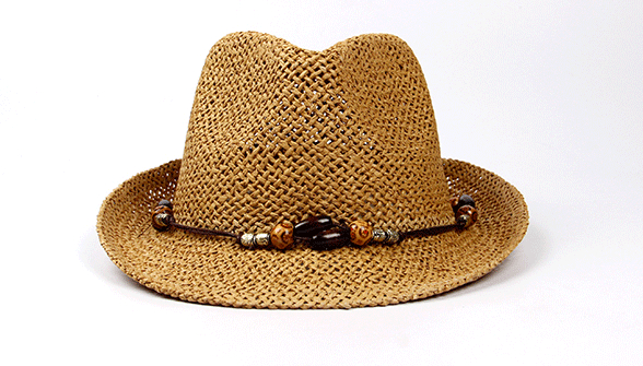 手編鏤空草編帽_江浙滬遮陽(yáng)帽子廠(chǎng)-浙江高普服飾有限公司