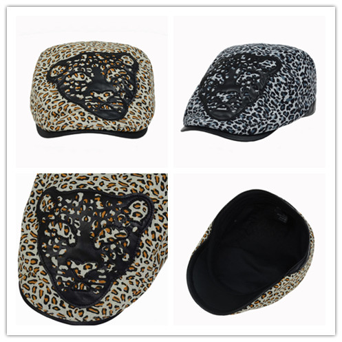豹紋帽子，豹紋鴨舌帽