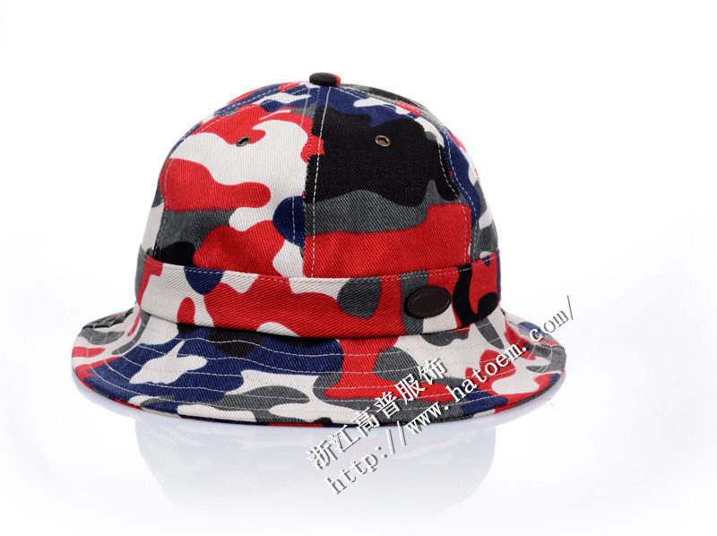 今夏暢銷的迷彩太陽帽，制帽廠浙江高普服飾