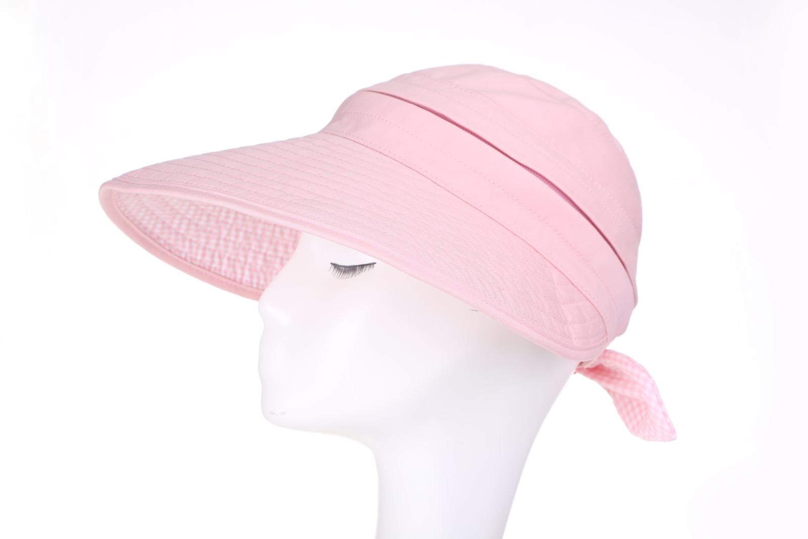 可拆卸加長檐空頂帽_太陽帽子定做-浙江高普服飾有限公司